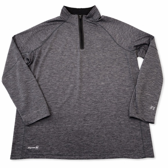 Russell Athletic Other - Russell Athletic Heather Gray Logo Pullover XL